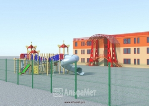 2D ограждения для школ и детских садов в Ульяновске